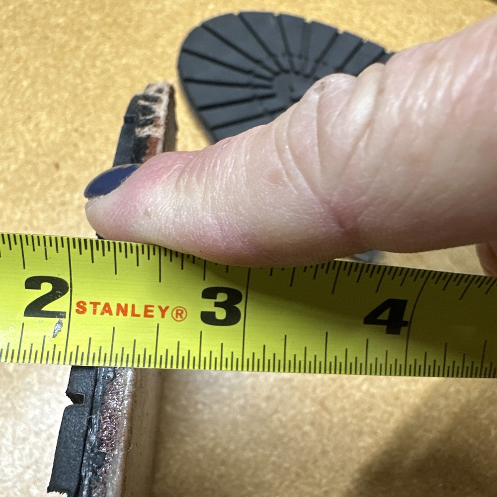Leather sole With Half Rubber