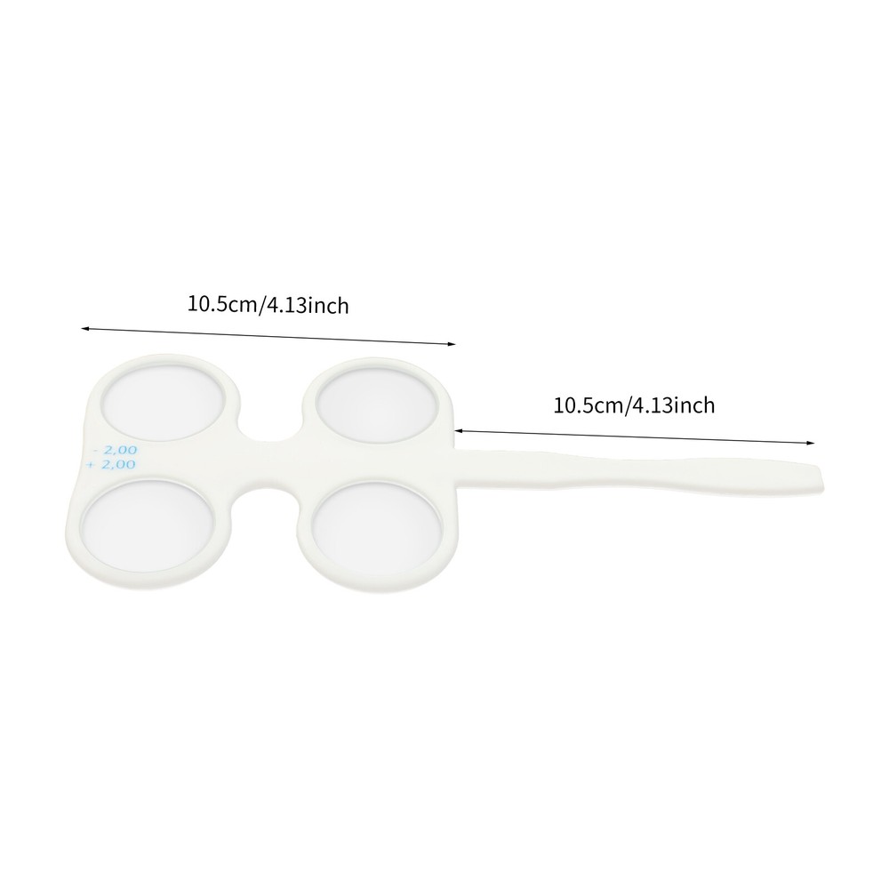For Lens Confirmation Test Tools Optical Flipper Optometry Plastic Flip White