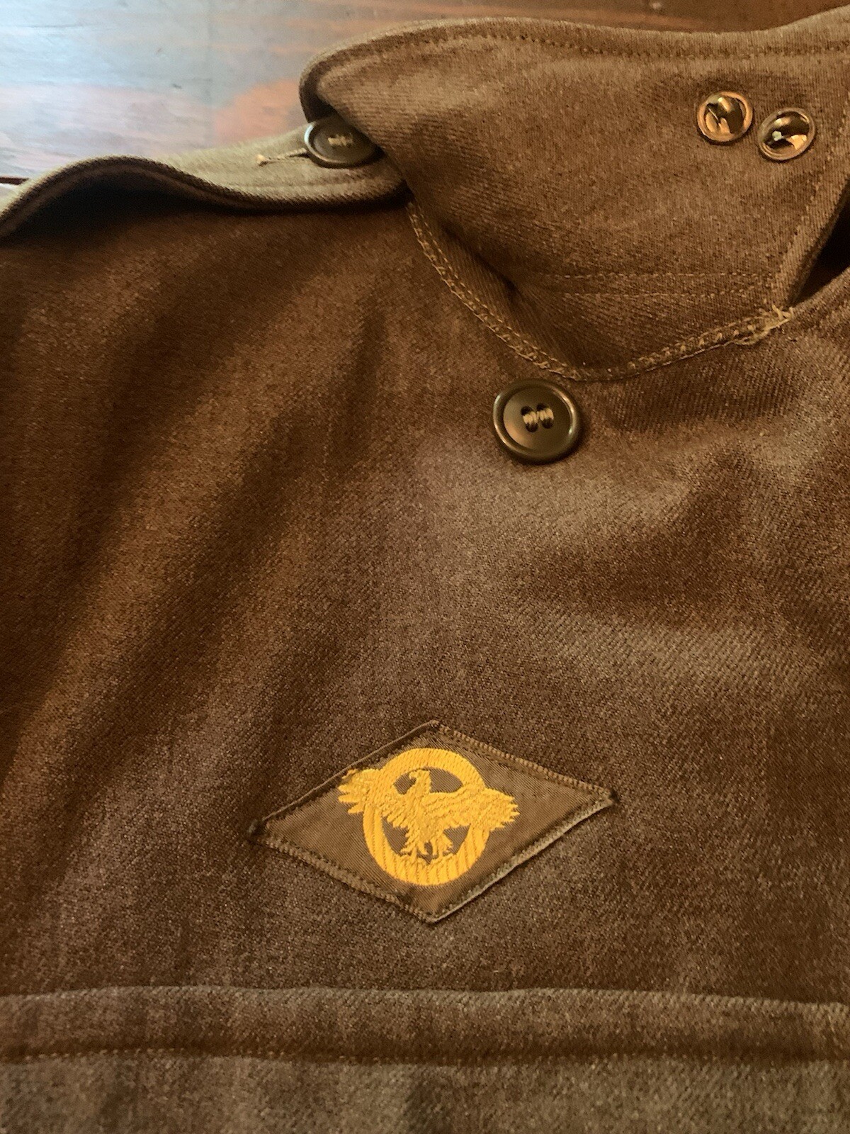 Vintage World War II Army Decorated Wool Jacket