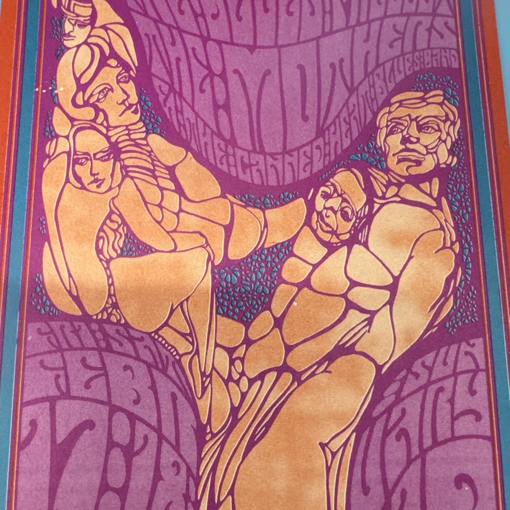 Mothers of Invention Canned Heat 1967 Fillmore Bill Graham BG50 Postcard Origina