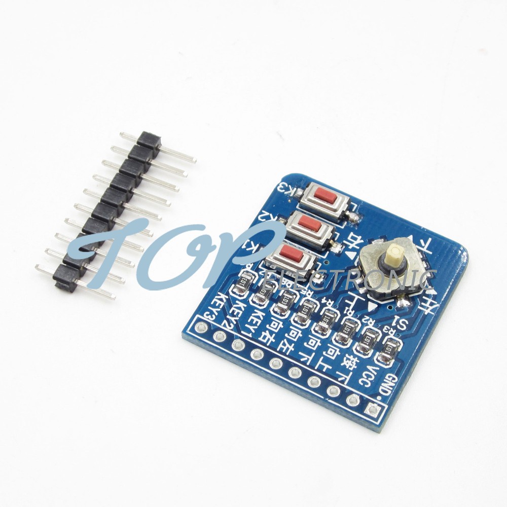 2PCS Navigation Button Module 5 Direction Key Keyboard Module Microcontroller