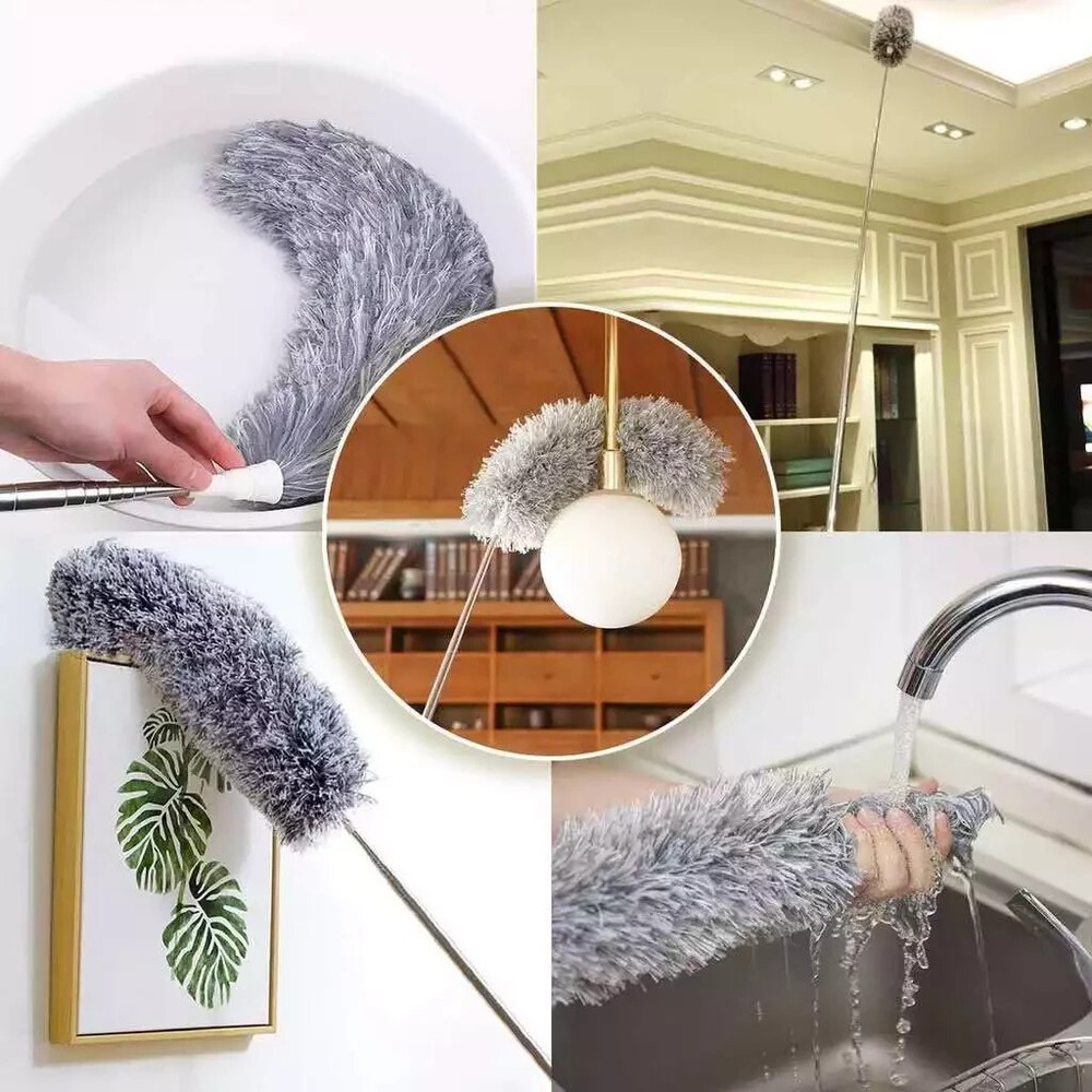 Bendable and Extra-Long Microfibre Washable Duster