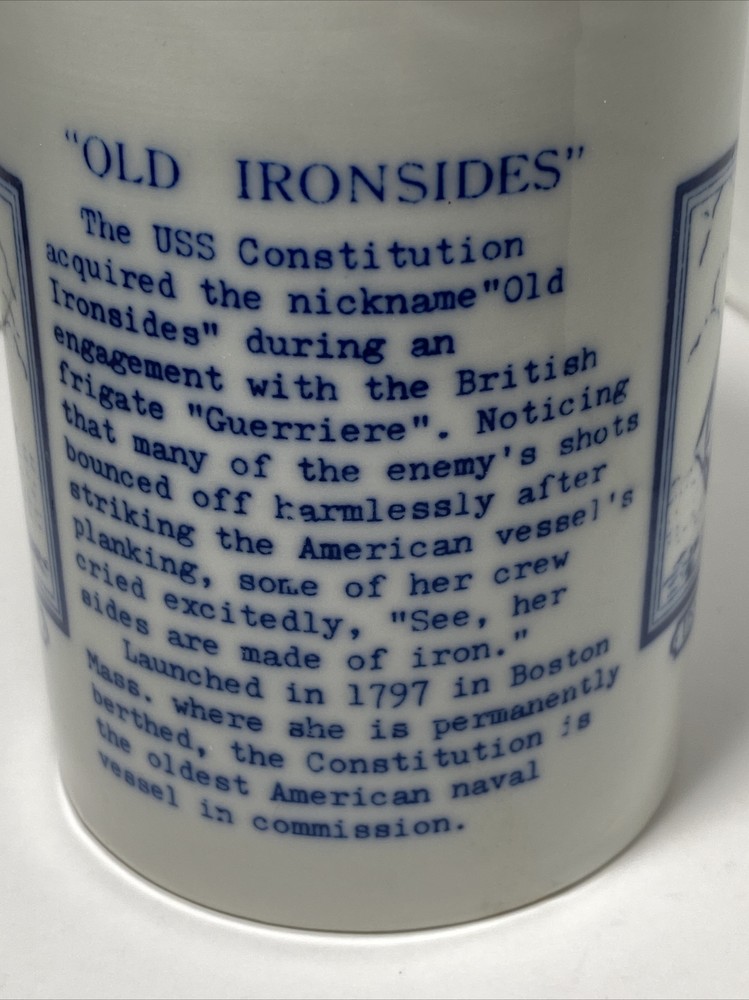 Old Ironsides Coffee mug USS Constitution M2