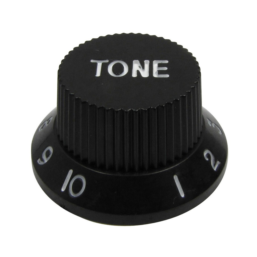 Set FD ST Electric Guitar Knobs 100 Tone & 100 Volume Control Knobs Black Color