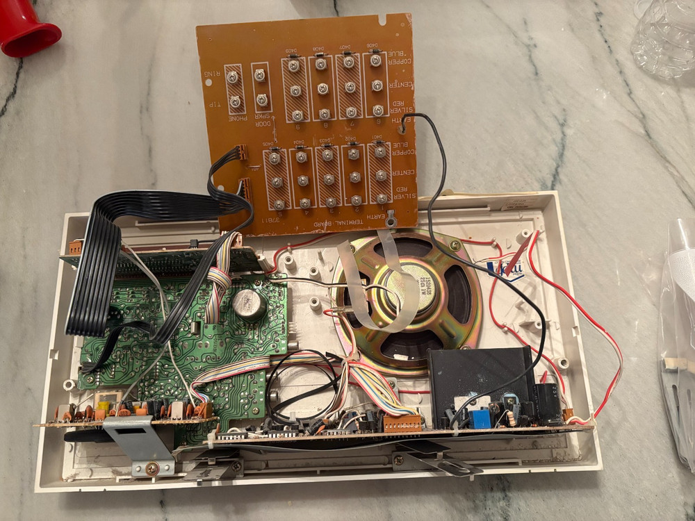 Nutone Master Intercom IM-3003 Off-White with In-Wall Housing/Brackets - Working