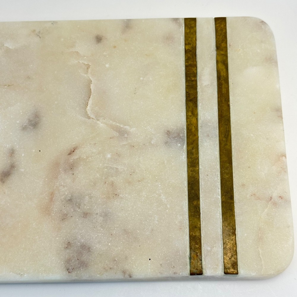 Marble Cheese Board - 9" - 6" Copper Lines Marbled