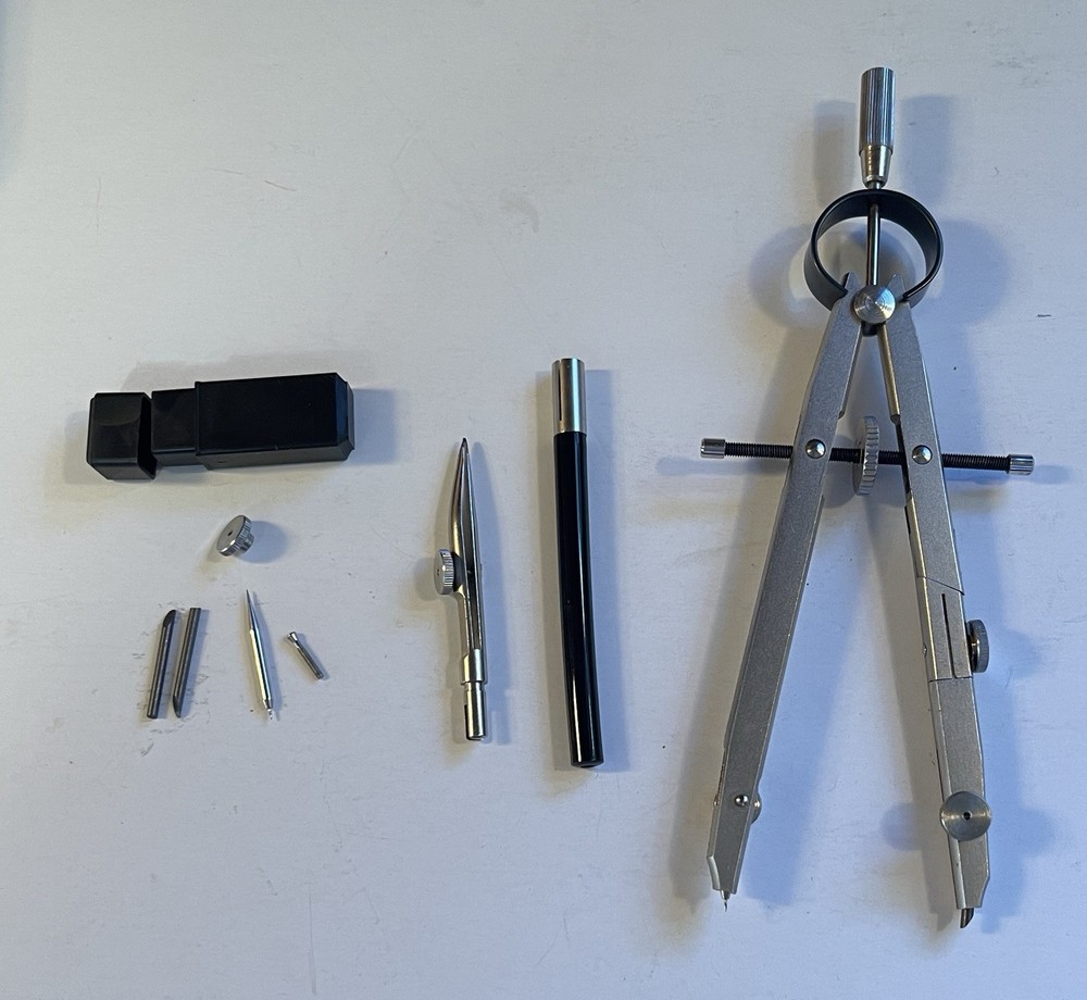 Staedtler Mars-Masterbow Drawing Drafting Compass Instrument Set. Germany. New.