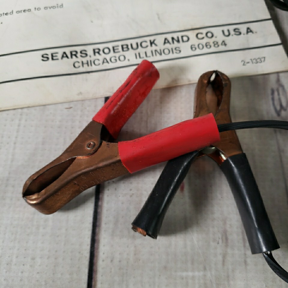 Vintage SEARS ENGINE ANALYZER Model 161-2161 Original Box 12V Ignition Systems