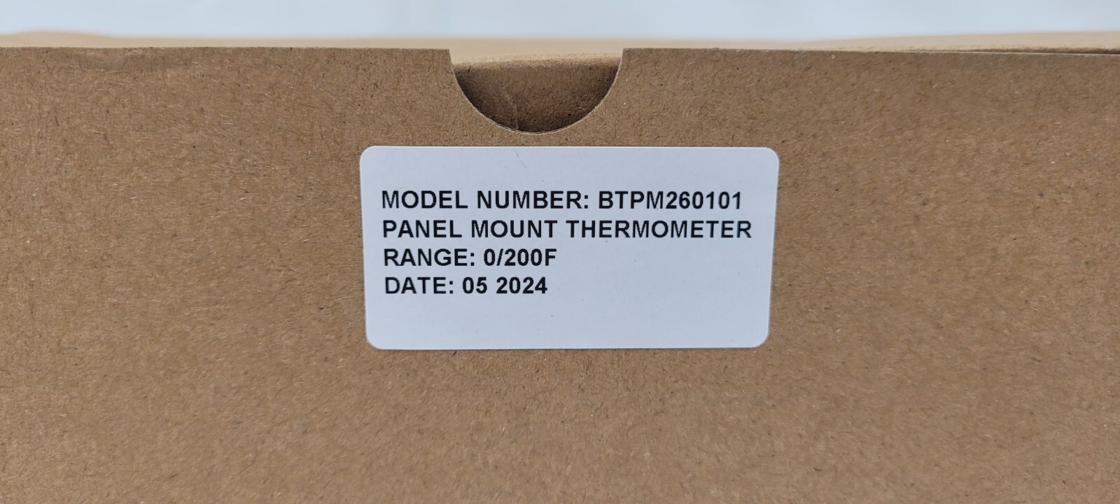 Dwyer BTPM260101 Panel Mount Bimetal Stem Thermometer 200°F, 6" Stem