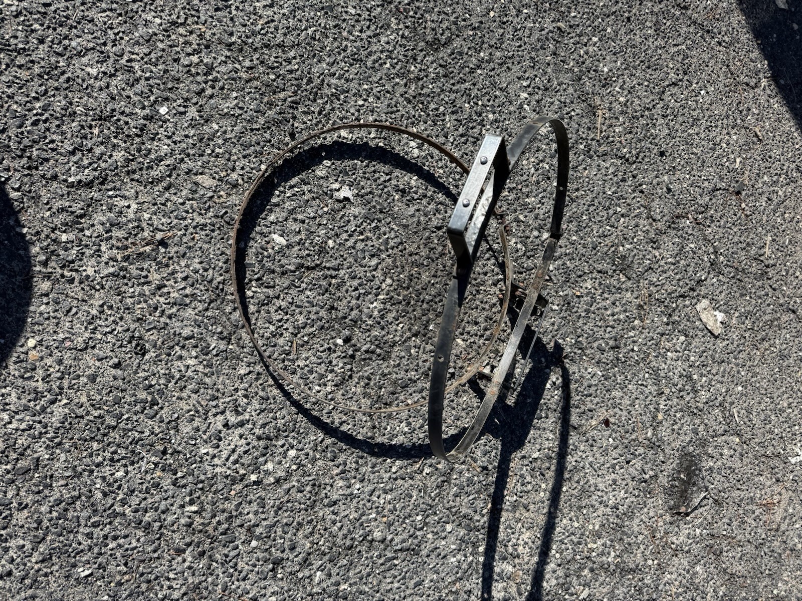 Big Large Green Egg Hinge Band Replacement Part for Grill, Used