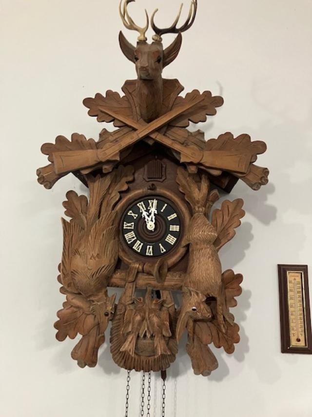 Large German Black forest cuckoo clock