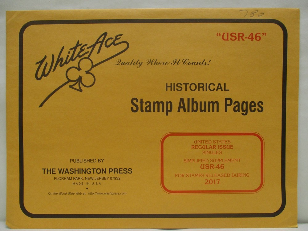 White Ace Stamp Supplement 2017 Regular Issue "USR-46"