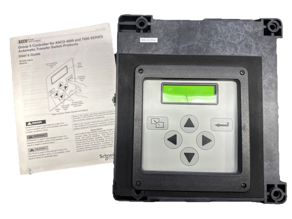 K601800-002 Asco Group 5 ATS Controller Transfer Switch Control Panel 601800-002
