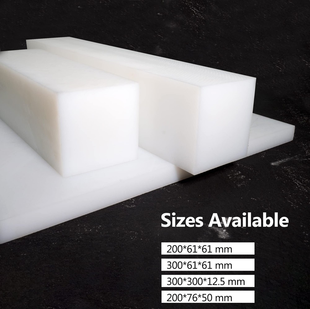 UHMW Tapping Block Ultra High Molecular Weight Polyethylene Rectangular Solid...