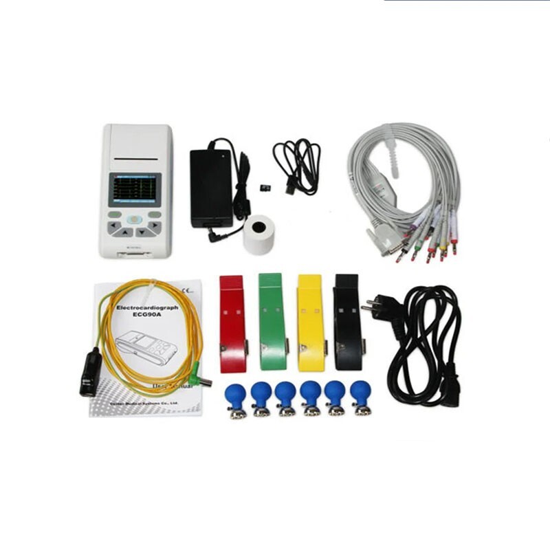 CONTEC 12-Channel ECG/EKG Machine Electrocardiograph, PC software, Touch Screen