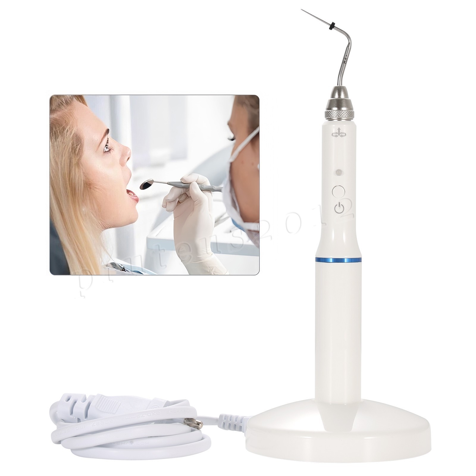 Dental Gutta Percha Obturation System Wireless Endo Heated Pen+2Tips