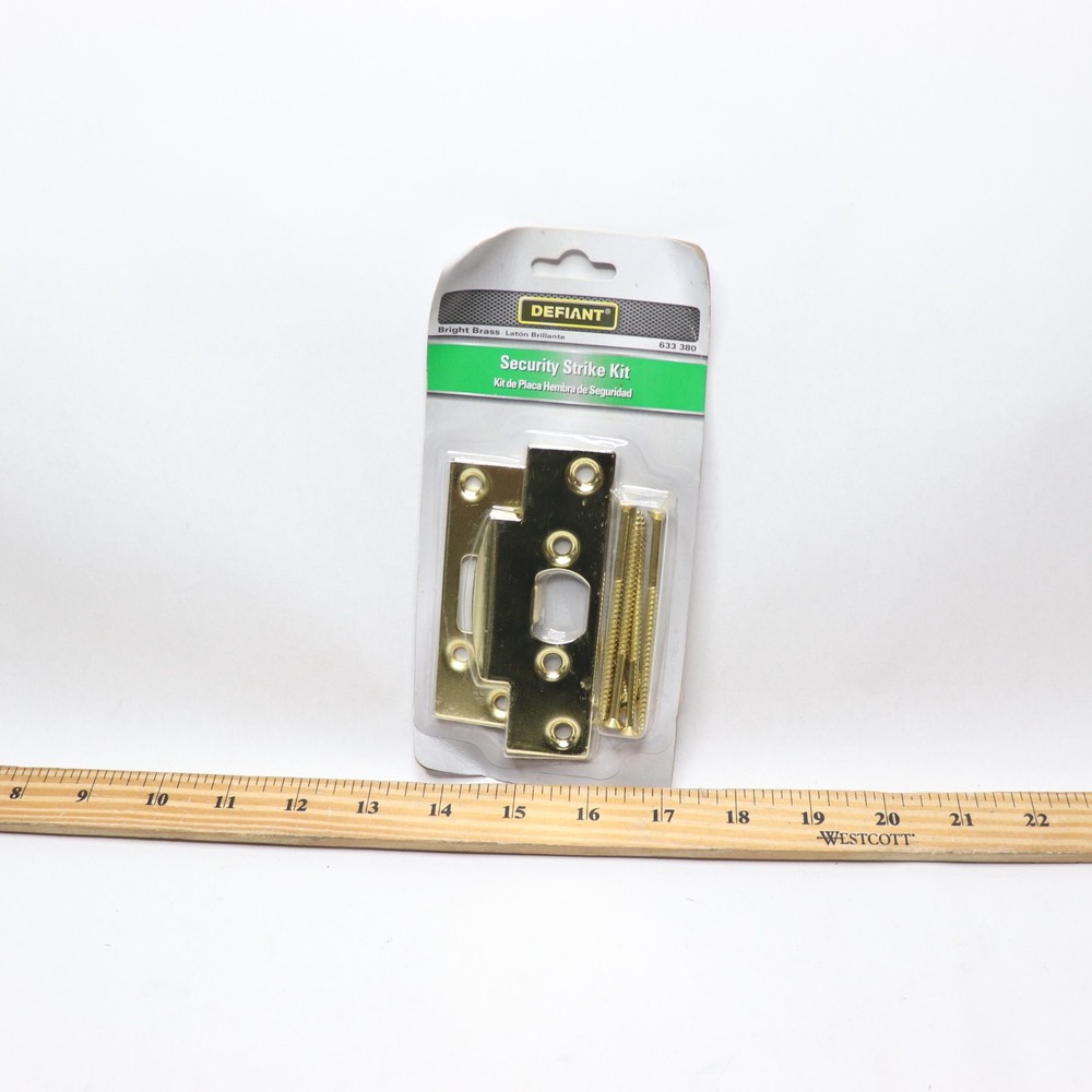 Defiant Bright Brass Security Strike Kit
