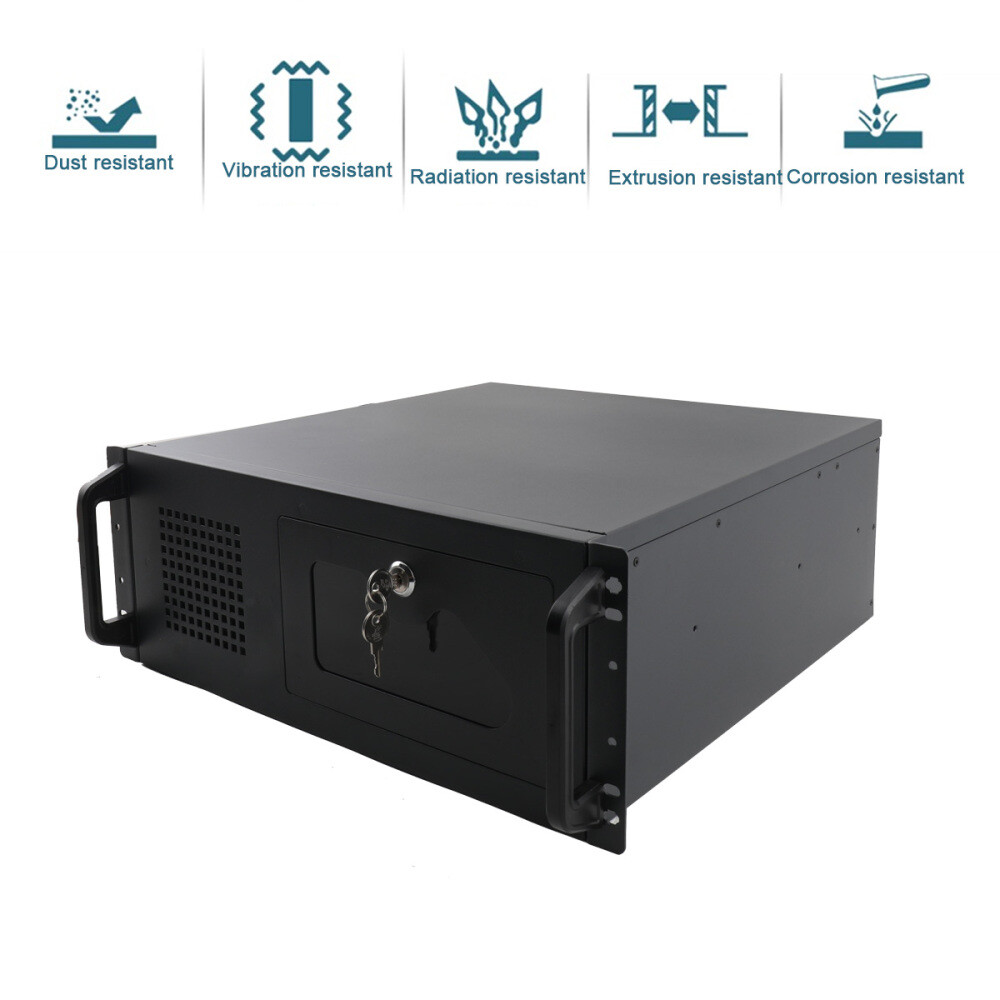 4U Server Chassis Rackmount Server Case7x 3.5'HDD Drive Bay Cabinet Case Server