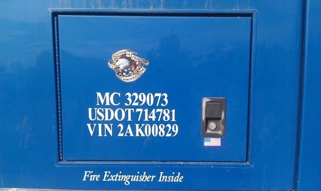 Sterling A9522 Left/Driver Sleeper Door - Used