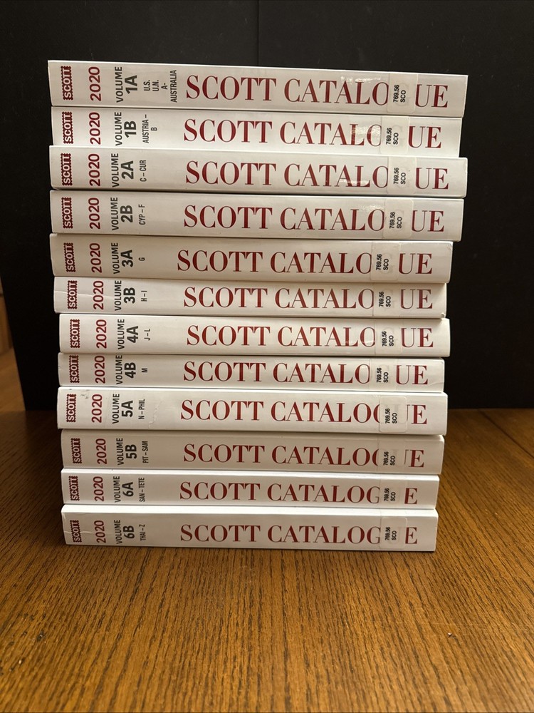 2020 Scott Standard Postage Stamp Catalogues Vol 1A-6B All 12 Volumes Complete