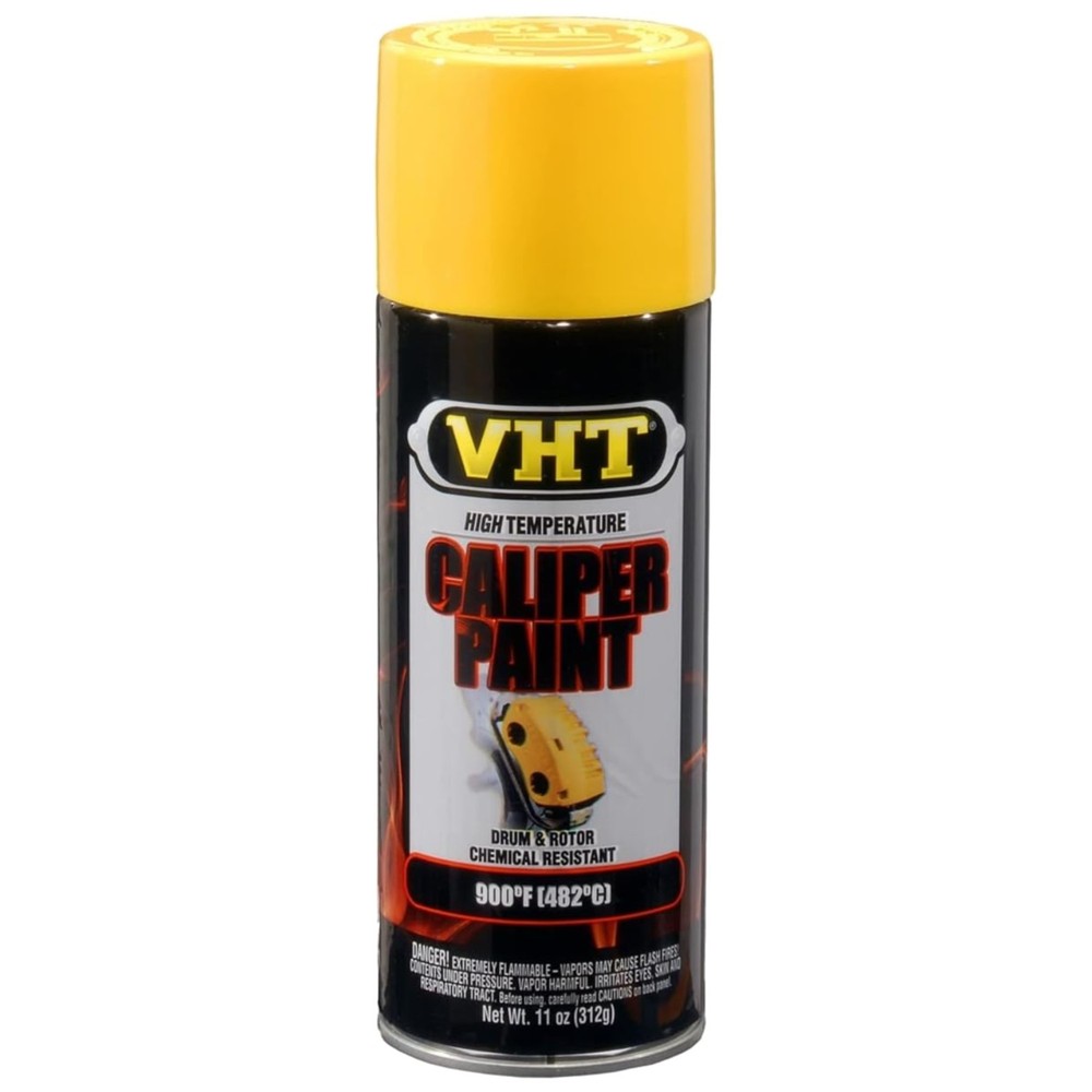 Ceramic Yellow Spray High Temp Coating Engine Caliper Brake Rotor Spring Paint