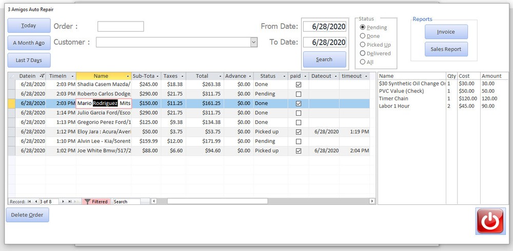 Ms Access Independent Software Database Development Guaranteed Service Ticket $5