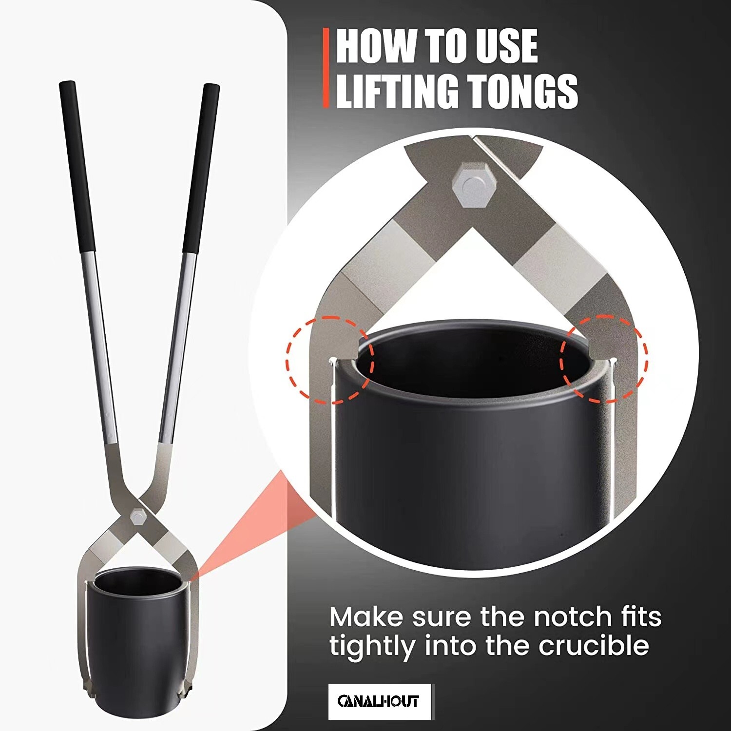 7KG Propane Furnace Kit w/ 2 Crucible Tongs,Smelting Gold Metal Recycle 2700℉