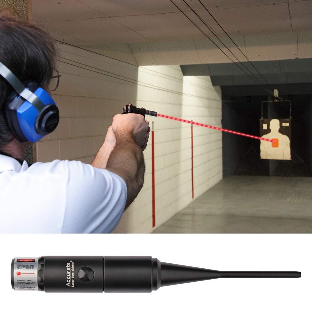 Multiple Caliber Red Laser Bore Sight Kit Upgraded Professional Bore Sighter