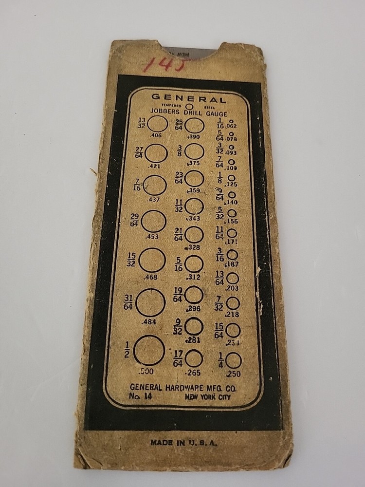 General Jobbers Drill Gauge