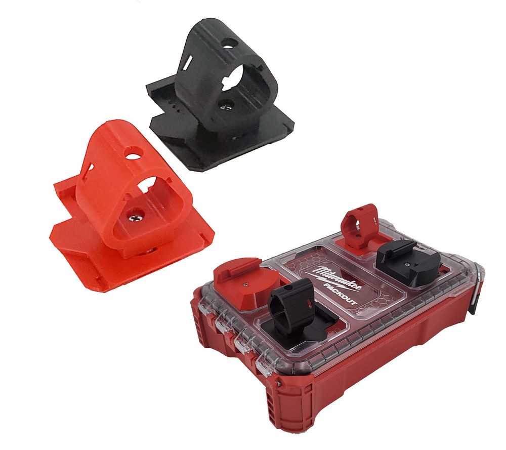 Milwaukee Packout Compatible M12 Battery Locking Mount Holder
