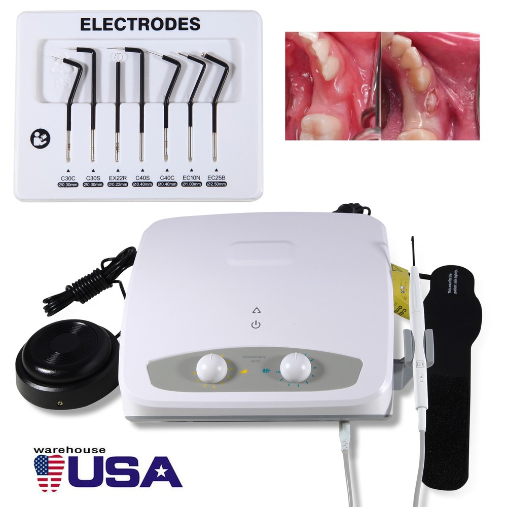 Dental Electro Electrosurgery Unit Machine High Frequency Electric 7pcs Tips