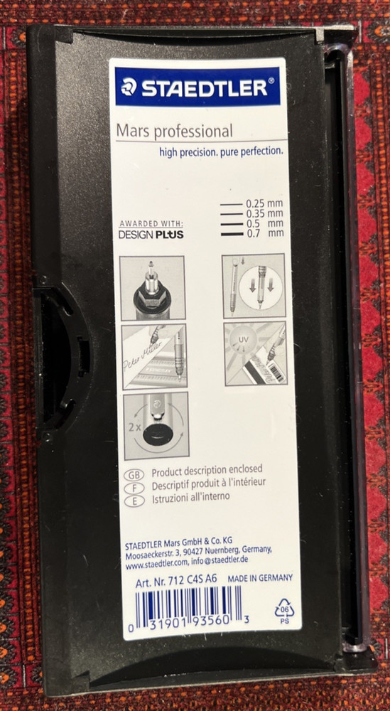 Staedtler Mars Professional Technical Drawing Pen Set Drafting Architect