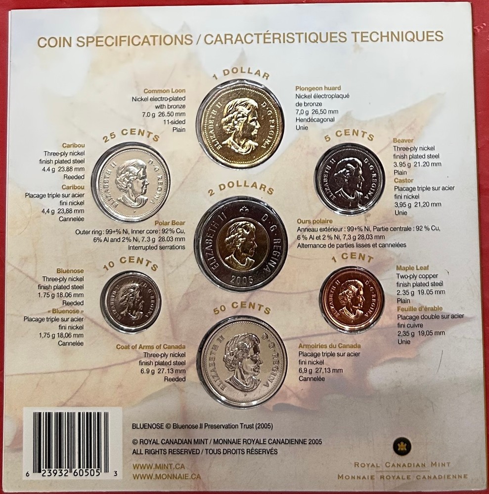 2005 O Canada Set
