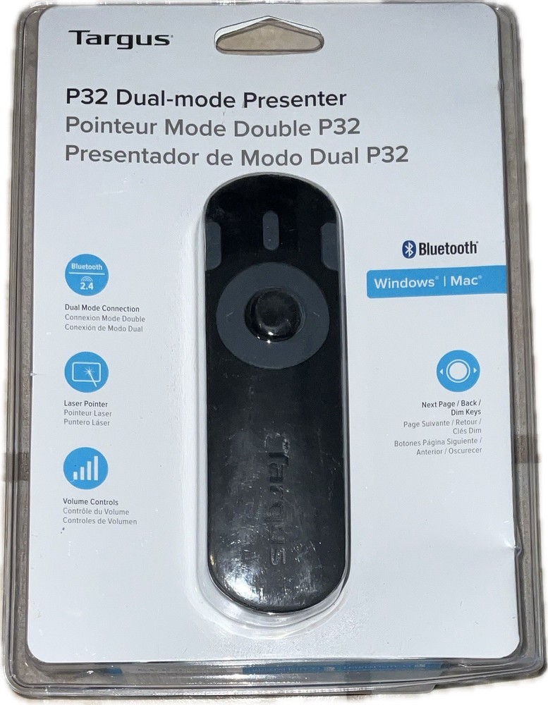 Targus P32 Dual Mode Presenter Pointer AMP32GL