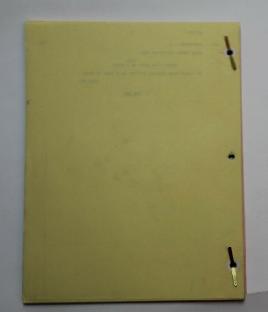 VOYAGERS! / Nick Thiel 1982 Script "Created Equal" ancient Rome save Spartacus