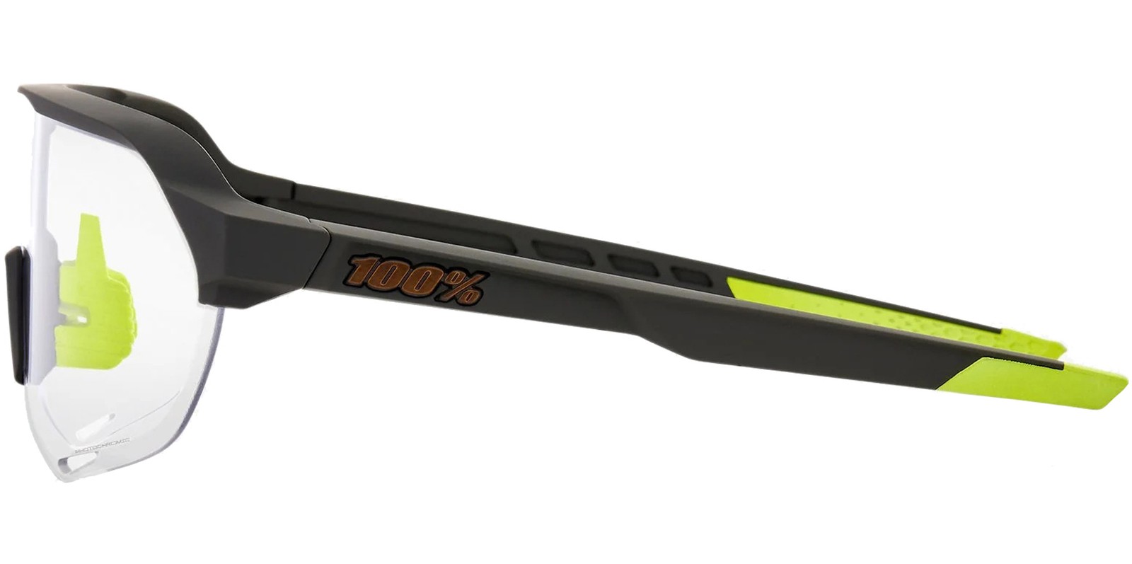 100% S2 Photochromic Soft Tact Cool Grey Shield Sunglasses - 60006 00009 - Korea