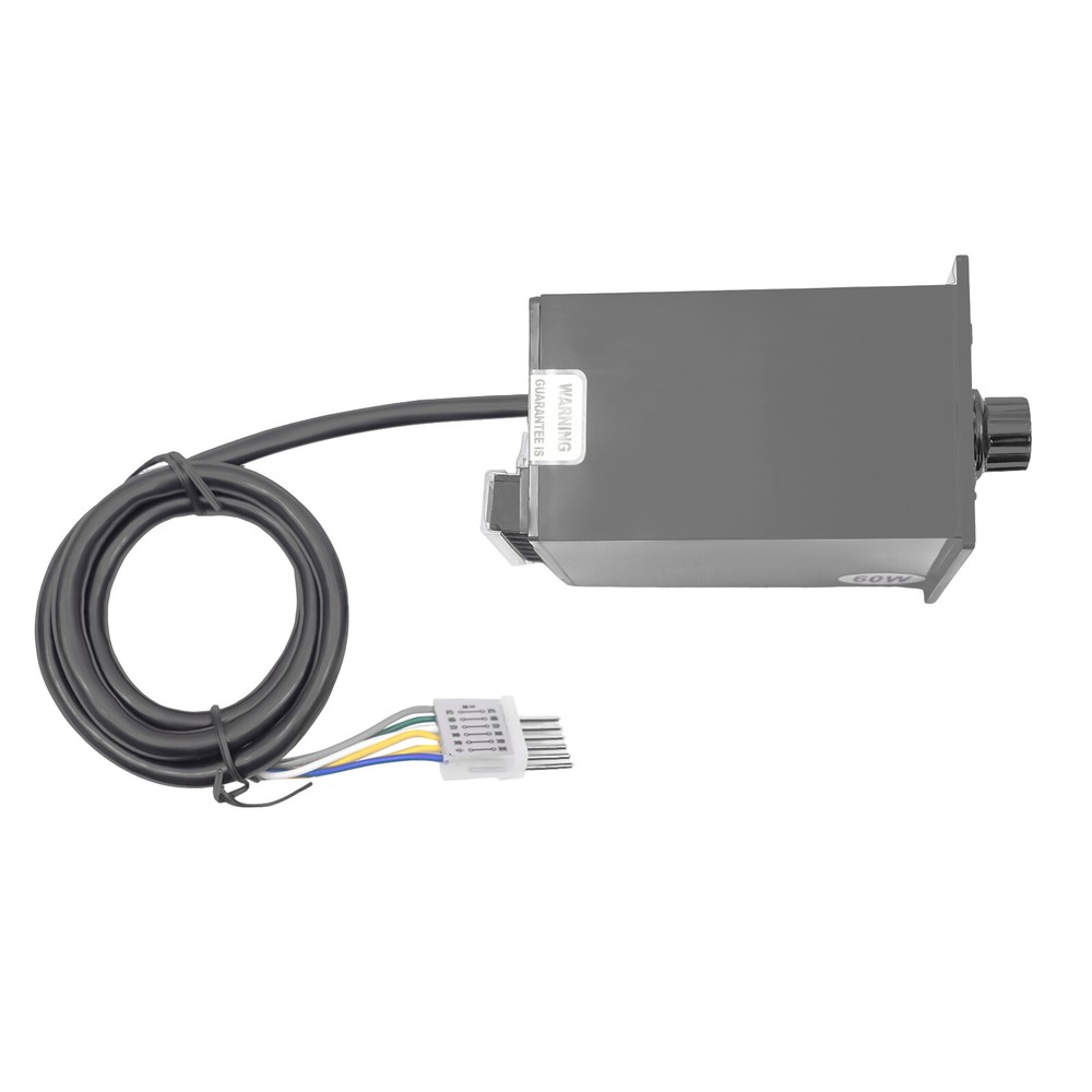 60W 110V AC Gear Motor Electric Variable Speed Controller Single-phase 1:10（10k）