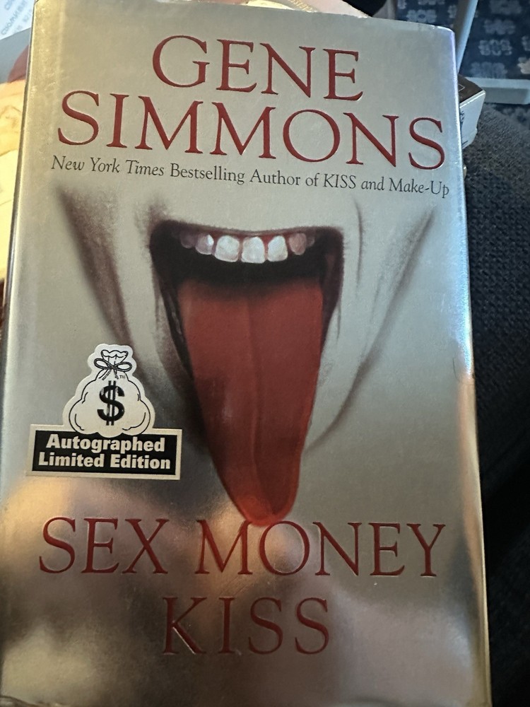 SIGNED Gene Simmons Sex Money Kiss Hardcover Book Autographed Limited Edition