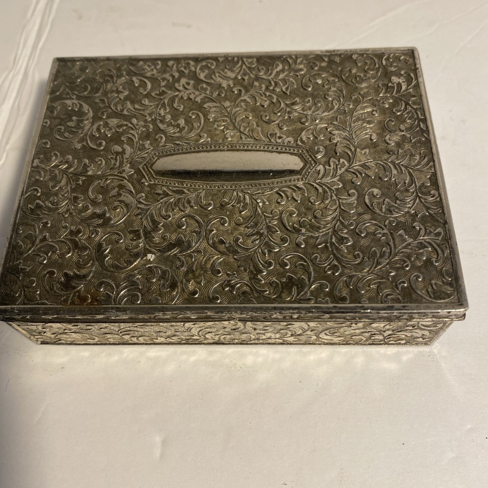 Vintage Silver Cigarette Box
