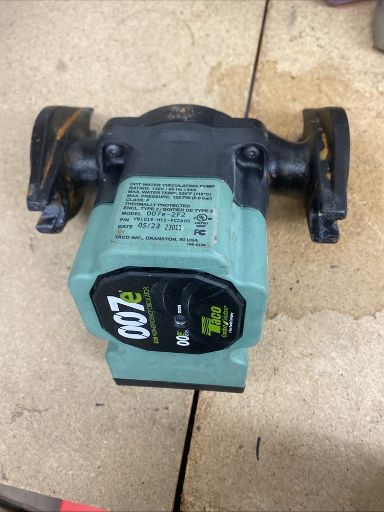 Taco 007e ECM High Efficiency Variable Speed Circulator Pump FOR PARTS