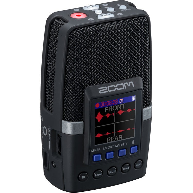 Zoom H2essential Recorder w/ APH-2e Accessory Pack + 64GB + Batteries -Basic Kit