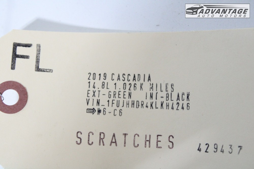 2017-2024 FREIGHTLINER CASCADIA FRONT UPPER DASH TRIM PANEL 22-73782-010 OEM