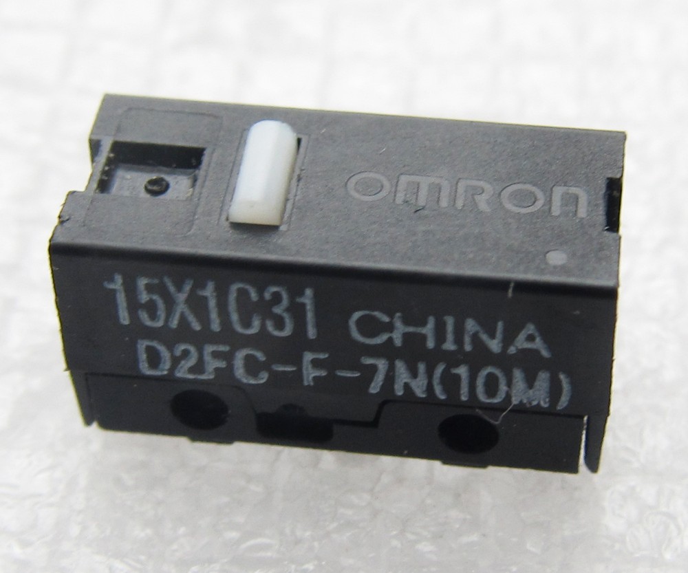 100pcs OMRON Microswitch Micro Switch D2FC-F-7N(10M) For Gamers Usage Mouse