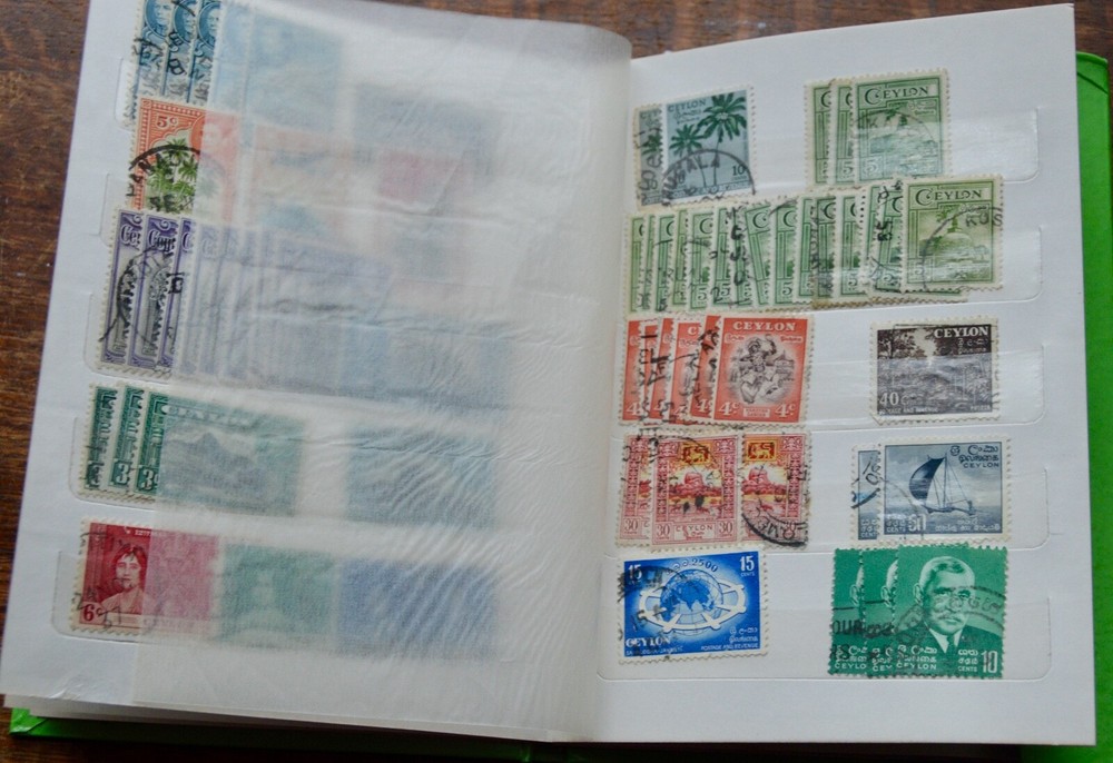 Ceylon Stamp album