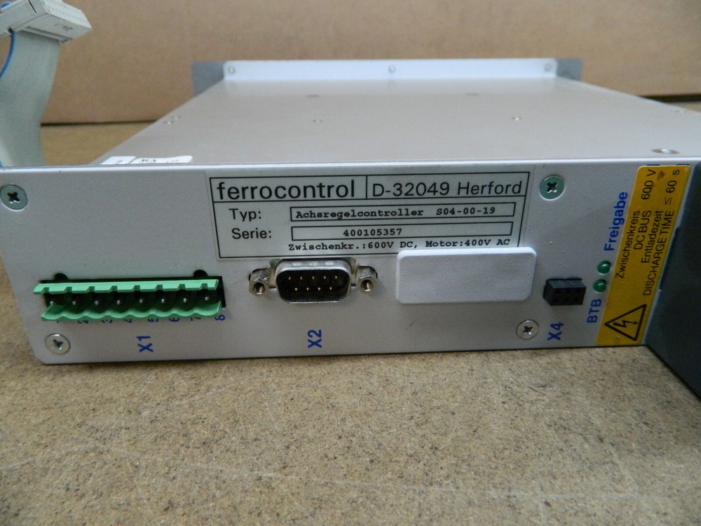 Ferrocontrol Axis Control Controller S04-00-19 DC Link 600V