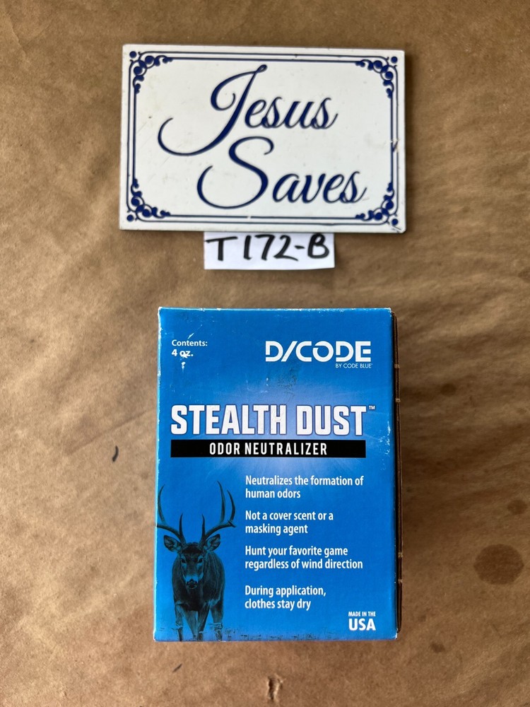 D/CODE STEALTH DUST ODOR NEUTRALIZER DEER ELK BEAR  USA         T172B