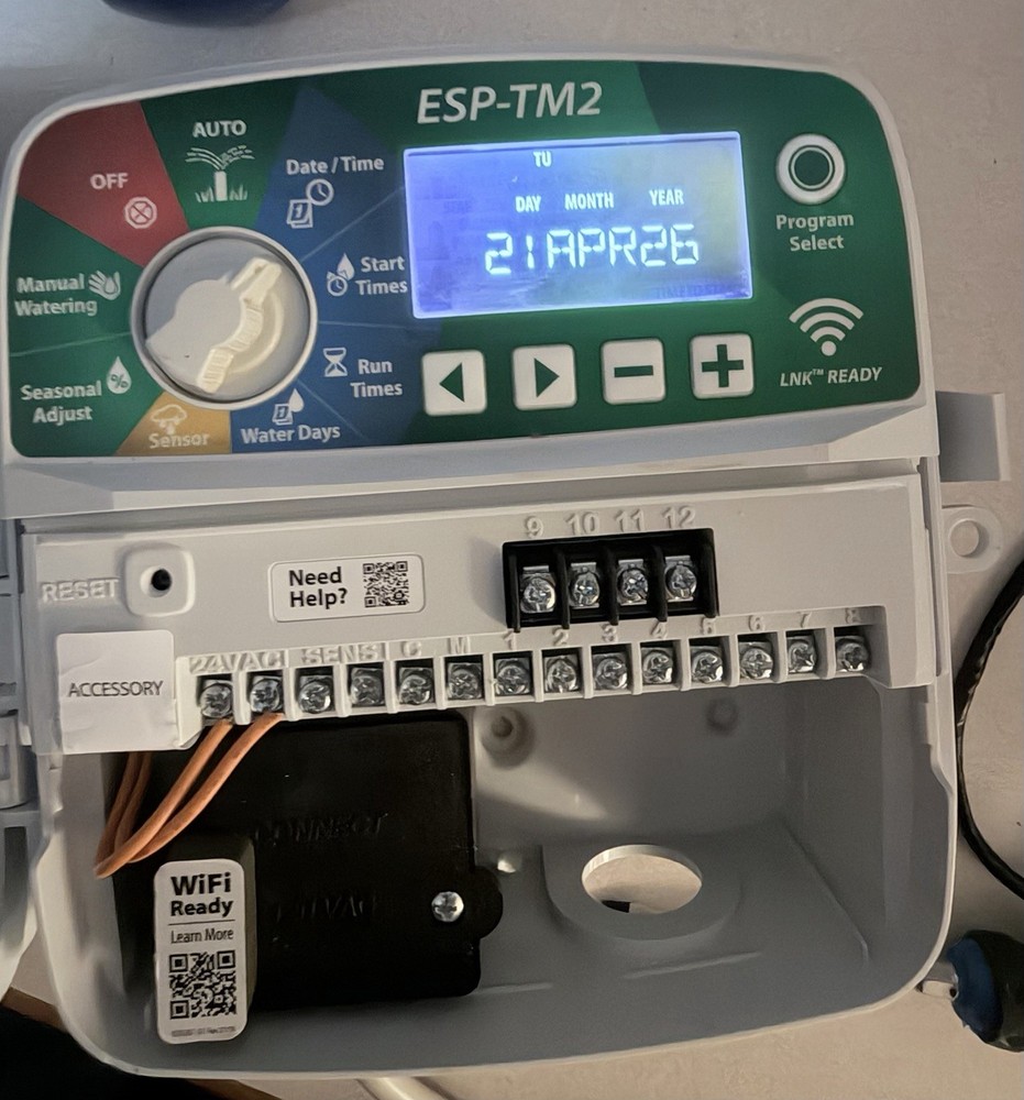 Rain Bird ESP-TM2 Irrigation Controller + WiFi Module Tested Working