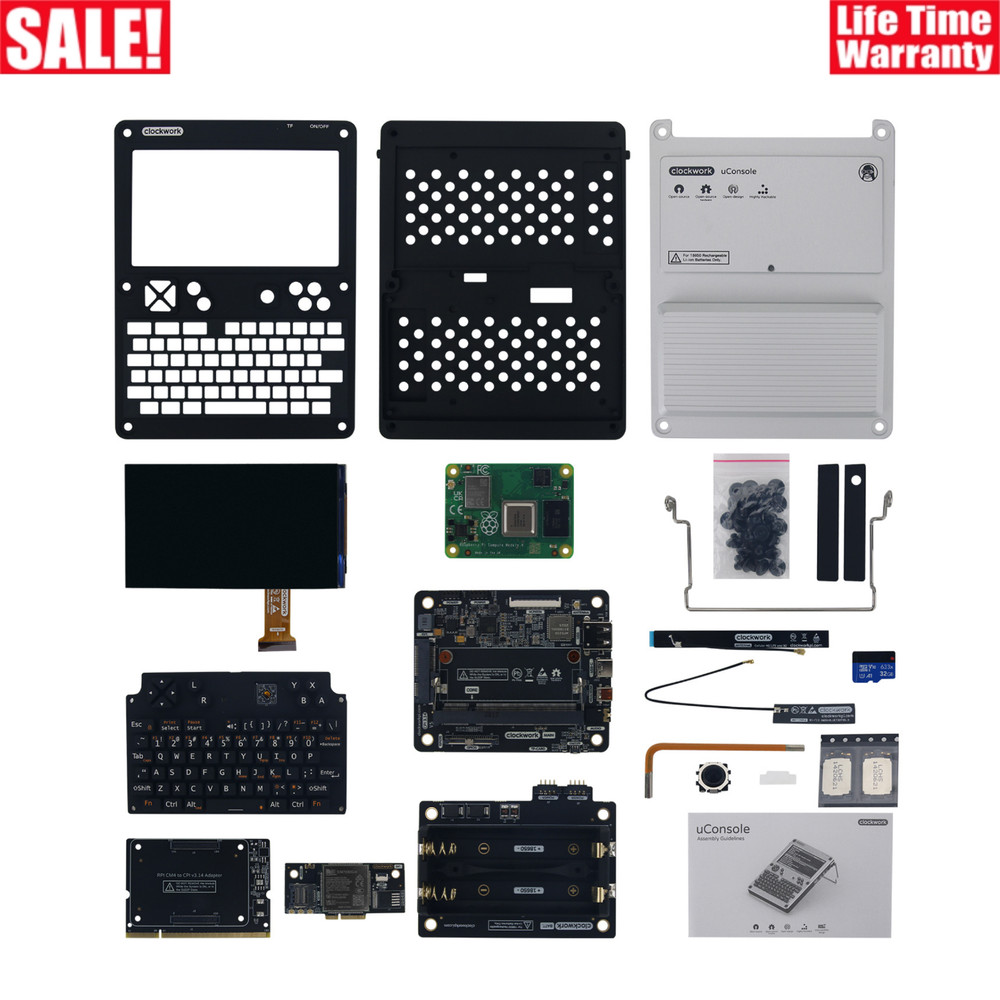 WiFi Version Uconsole Clockwork Development Board 74-Key QWERTY Backlit Keyboard