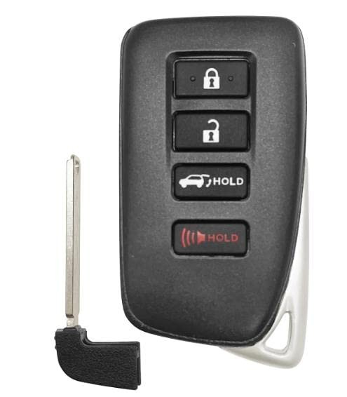 Keyless Entry Remote Smart Key 4 Button Replacement for 2016, 2017, 2018,