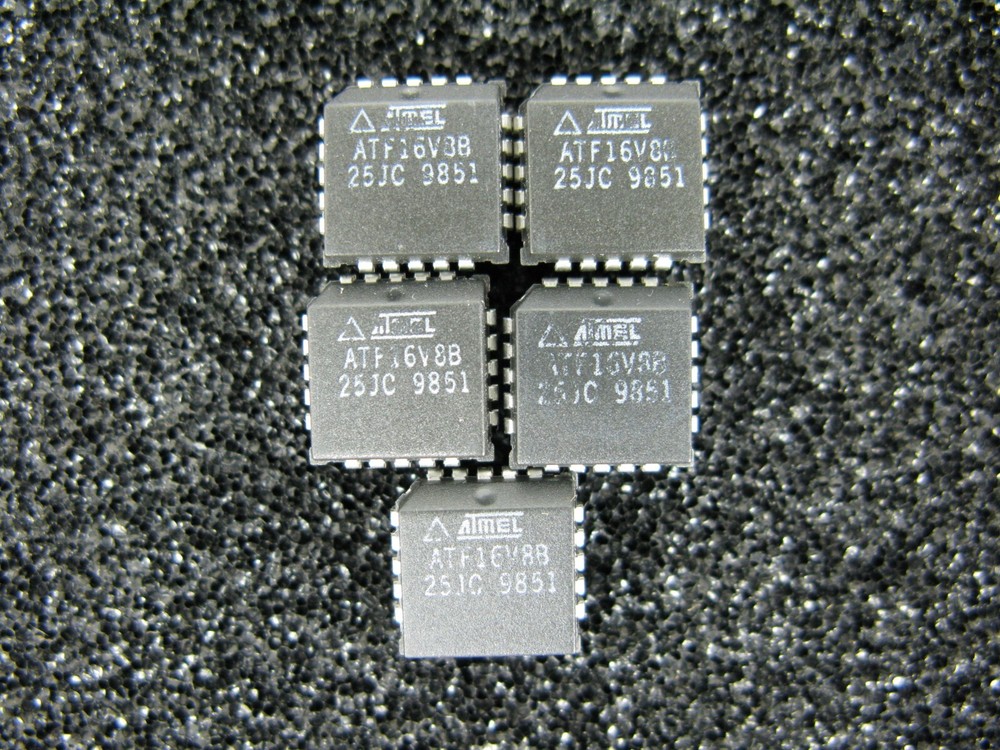 (5) Erased ATF16V8B-25JC High-performance EE PLD